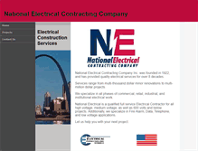 Tablet Screenshot of nationalelectricalcc.com